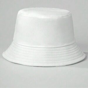 Classic White Unisex Bucket Hat